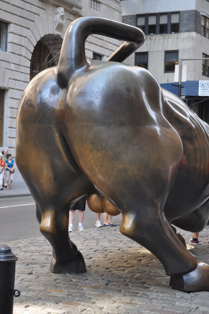 Compare Hong Kone’s buffalo sculptures and New York’s Charging Bull ...